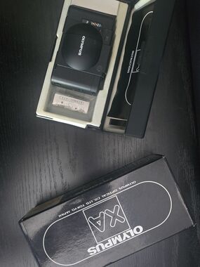 Olympus XA Compact Film Camera in Black with Box
